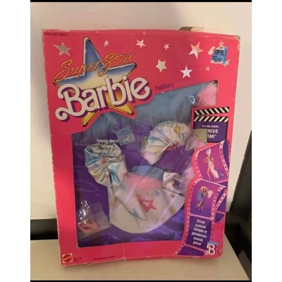 Barbie Other - 1988 Barbie SuperStar Fashion Circus Star  #3308 Super Star‎ Vintage NEW